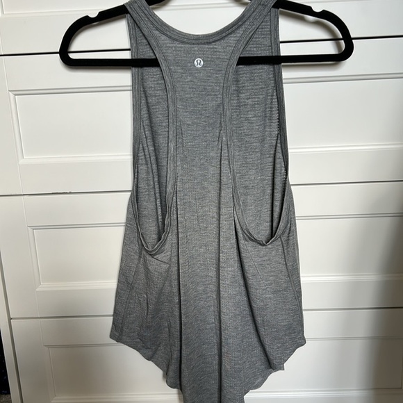 Lululemon Tank Top - Flowy - Grey Size 6 - Picture 2 of 3